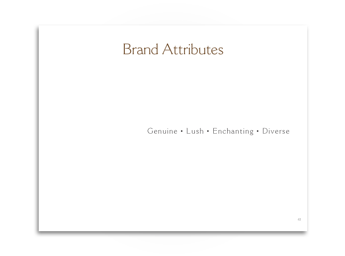 Brand Attributes