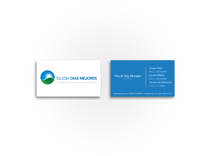 Iglesia Dias Mejores Business Card