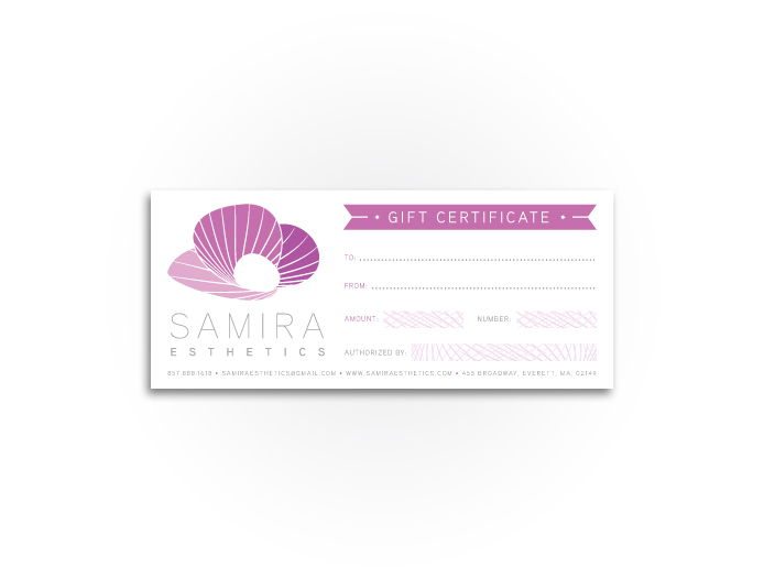 Samira Esthetics Gift Certificate